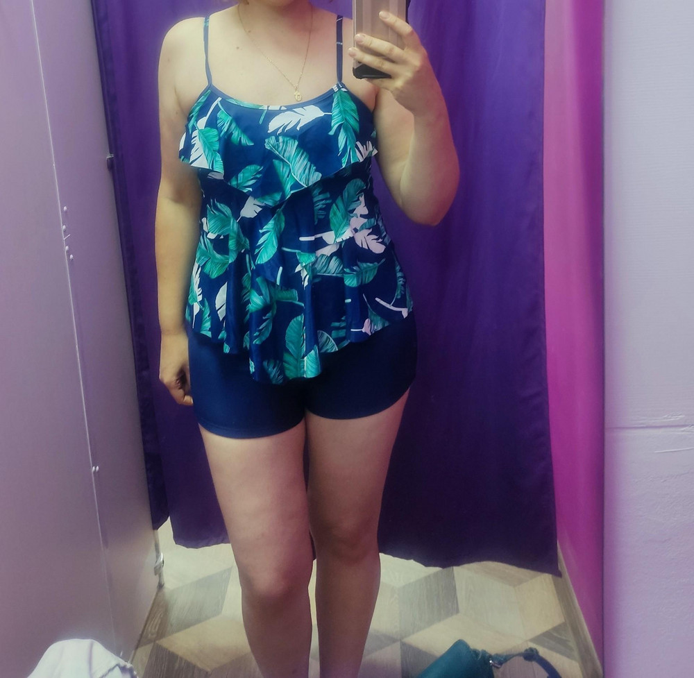 У меня верх 46,низ 48. Подошёл как раз 46/48