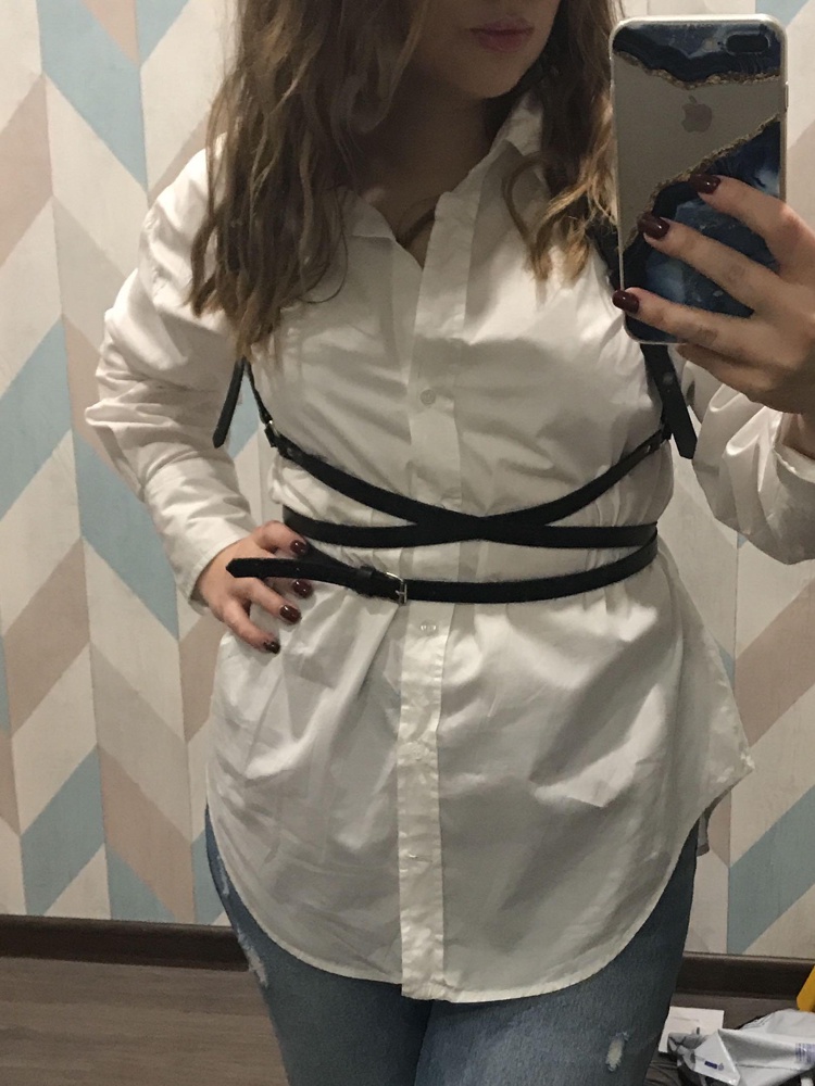 Отличная портупея! Очень понравилась. Боялась, что не хватит на талию, но все ок