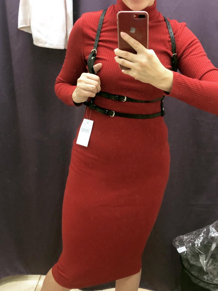 Мне оооочень понравилась эта портупея! Качественная, ремешки регулируются. Заказывала свой размер 44 