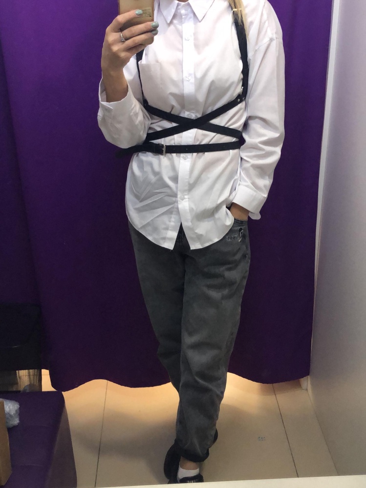 На вид прикольная. Но пока мерили вся рубашка в чёрных ворсах. Надеюсь так будет не всегда. 