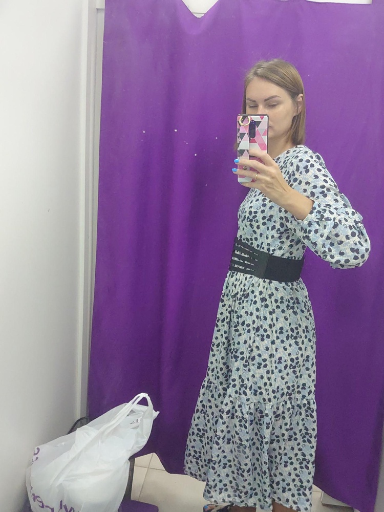 Прикольный, взяла бы, но велик, на 48, наверное, на 44 сильно велик. Талия 69 у меня