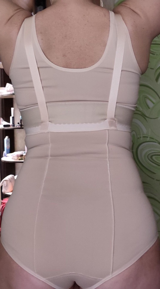 Да здравствует Валберис!!! Спасибо!!! Подбирала размер по отзывам и размерной сетки. Качество на высоте!!! Буду заказывать сменку, суперрр!!! Фотки ДО операции!