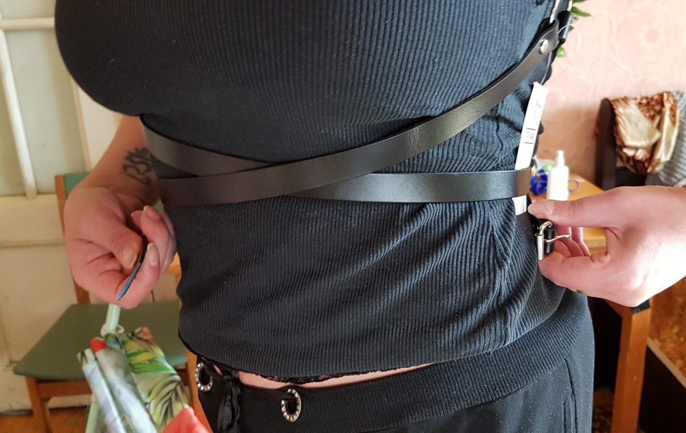 Портупея хорошая, все понравилось, очень расстроена на мой 42-44 вообще даже не застегнулась, прошу оформить возврат, не учитывая сумму выкупа или как правильно писать, я первый раз((буду заказывать на 2 размера больше.