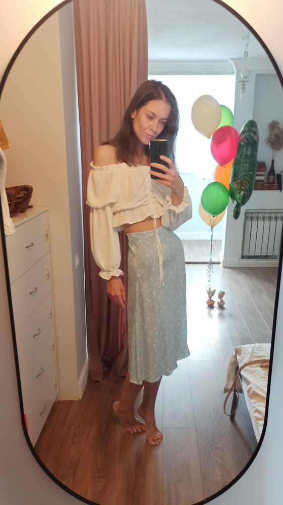 Хороший топ, но синтетика. В нём очень жарко.