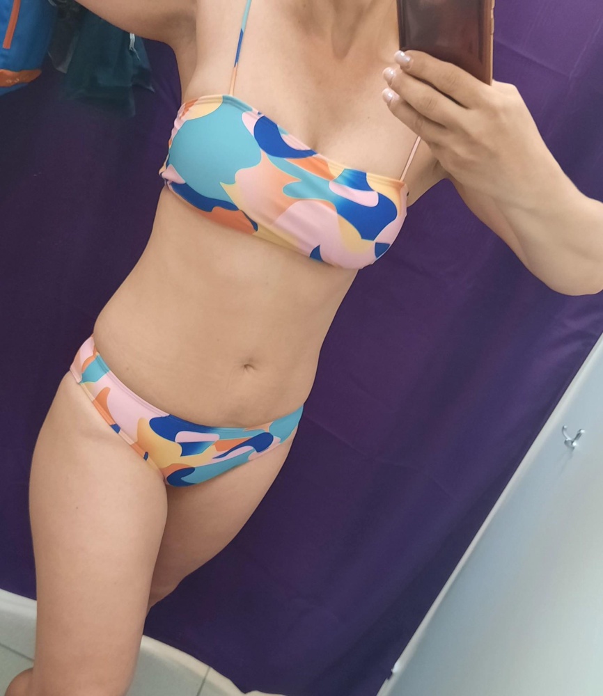 Отличный купальник тройка, очень удобно с юбкой, качество приятное к телу. Но отказ в пользу другого купальника