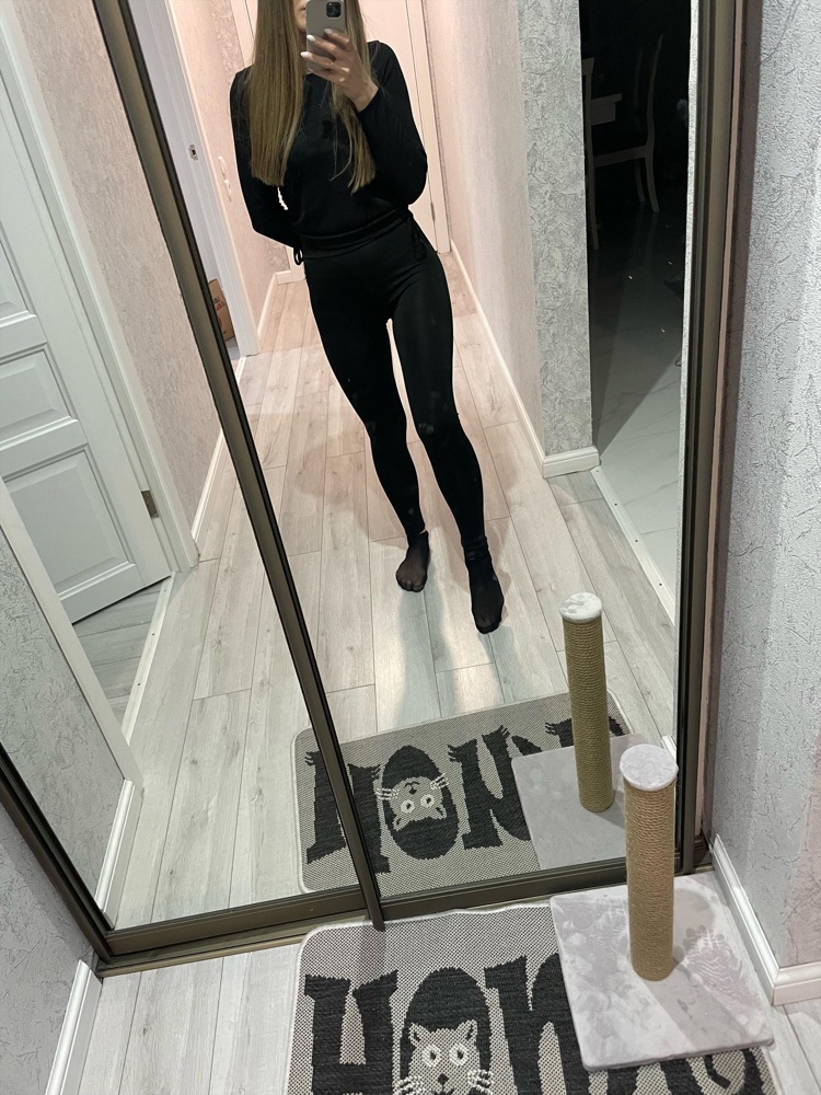 Мне понравилось! Но хотелось ещё больше блеска, как у лосин из 90 но носить буду. Мой рост 165 вес59 брала М