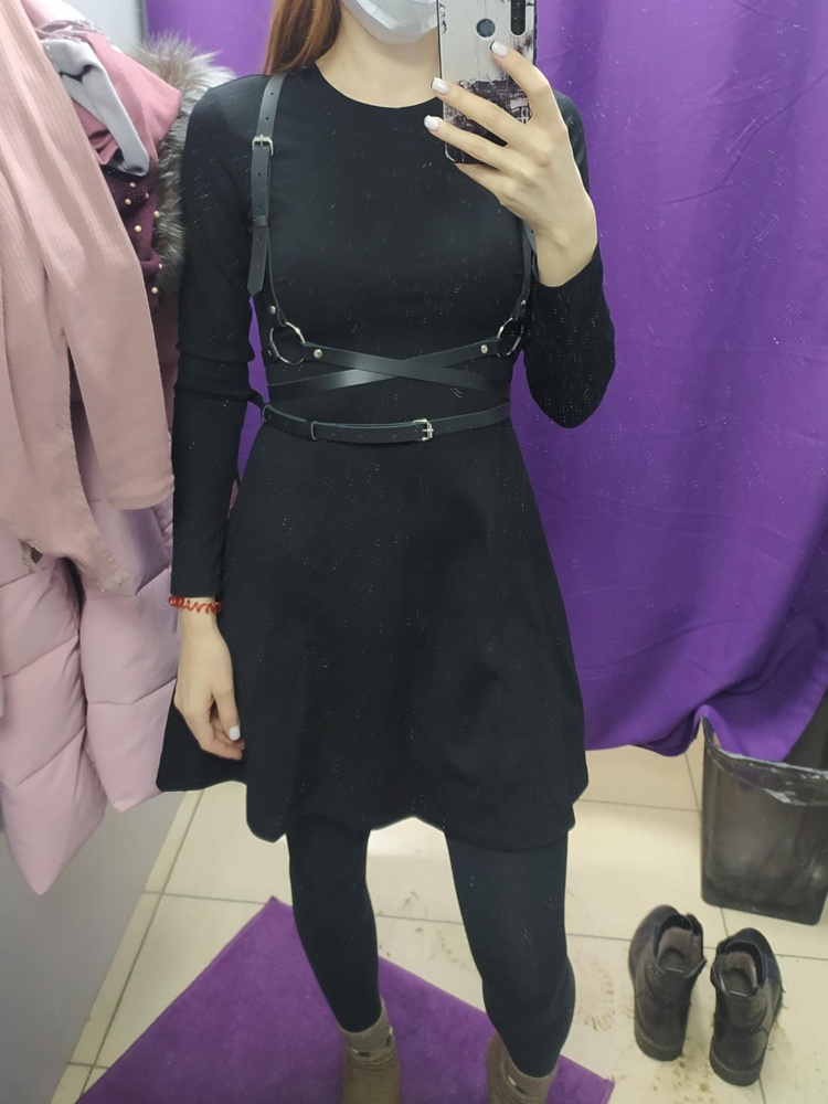 Портупея классная. Понравилась. Но увы, не выкупила, тк подбирала к платью, но его покупка отменилась. Перезакажу немного позже. Спасибо!