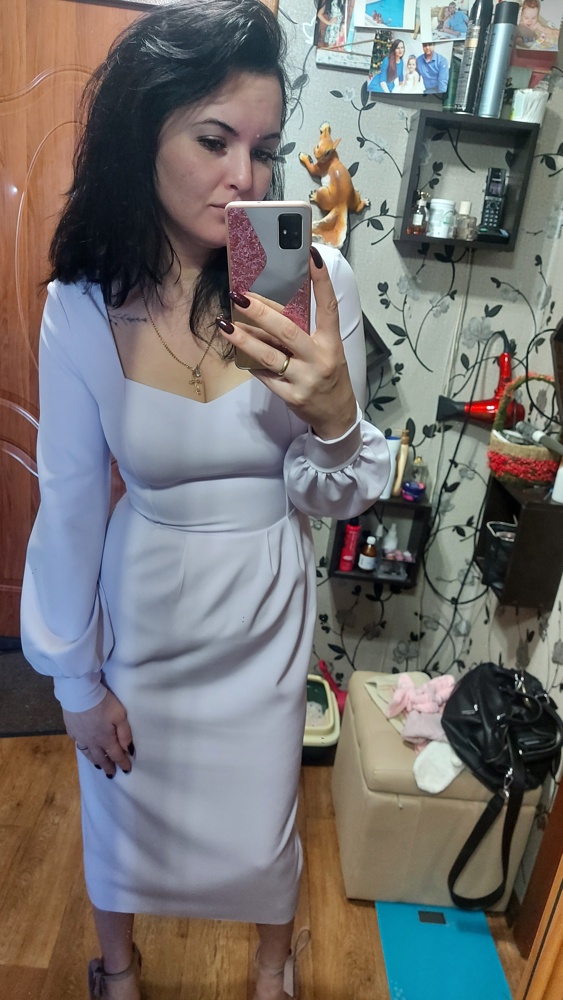 Я в восторге.  Платье очень нежное. KRISPOL теперь я ваша клиентка 😍