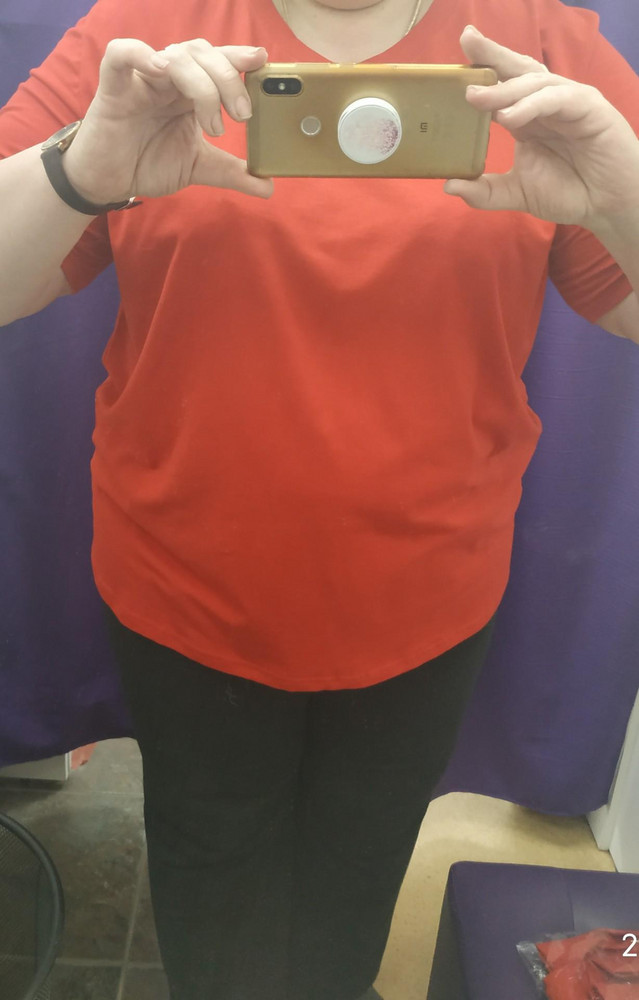 Футболка понравилась,мягкая приятная к телу,на 60 р взяла 64 чтоб свободно было.качество хорошее.Купила ещё в другом цвете.Производитель 👍.