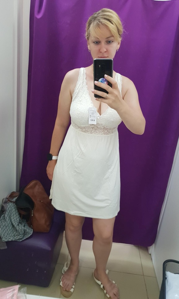 Отличная ночнушка, как влитая села. Рост 171, грудь размер d