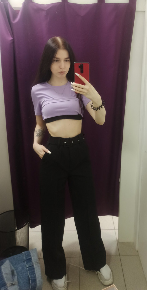 Очень хотела именно этот фасон! 😍 42 размер параметры: от 59, об 88  немного большеваты в талии, но ремень спас ситуацию! Да и в любом случае можно ушить , ничего страшного)