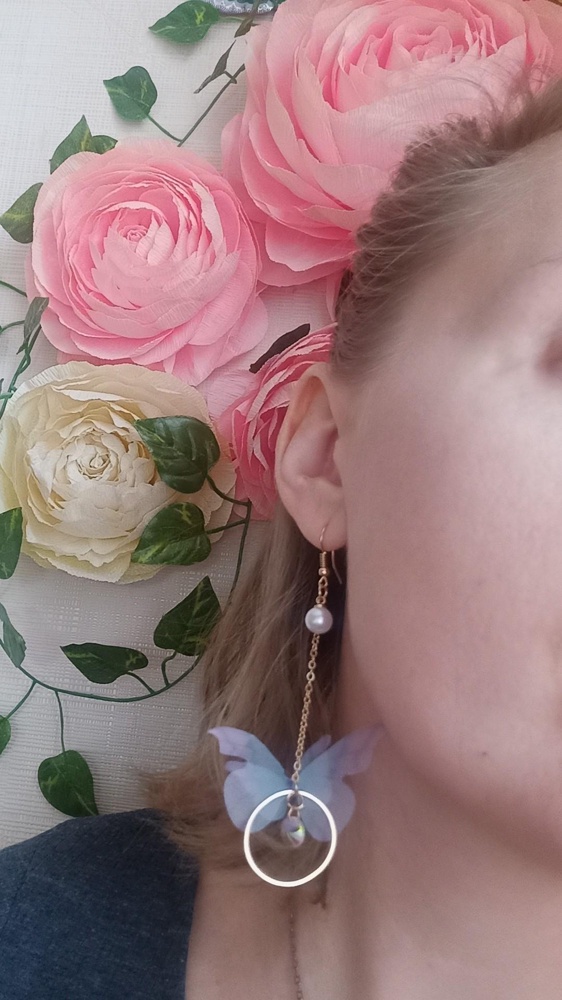 Отличные серьги, пришли целые. На лето 🔥