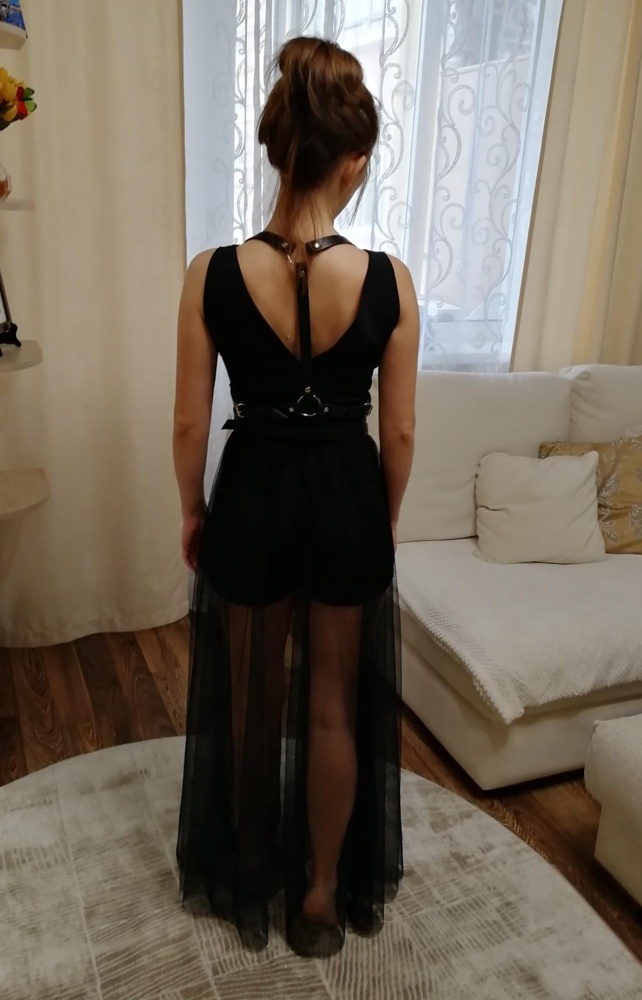 На ог 86, от 68, об 90 подошла 40 размера портупея, качественная, сексуальная вещь. Рекомендую!