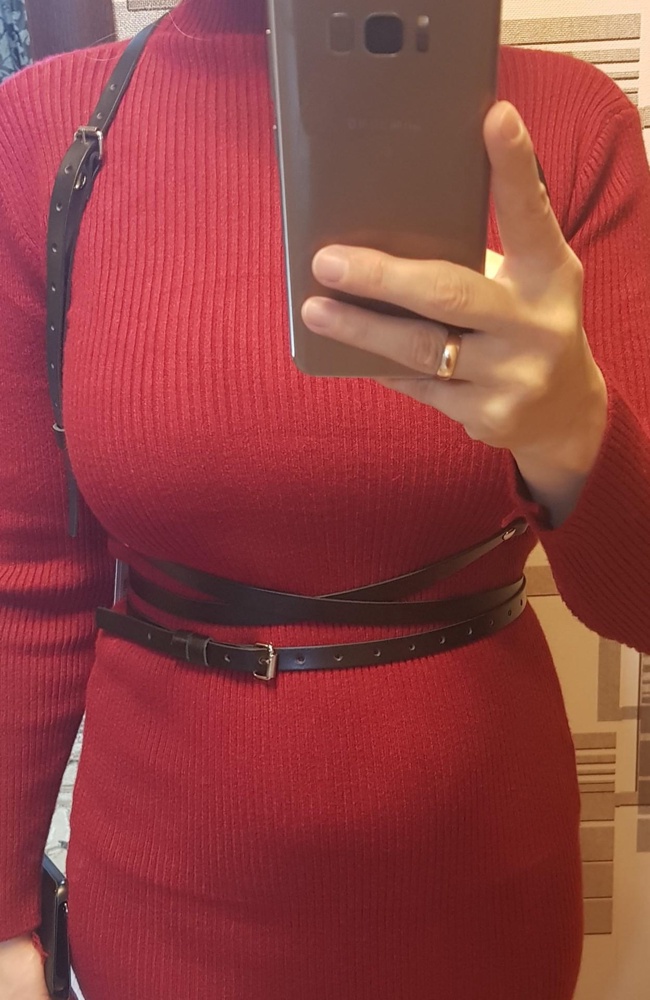 Портупея супер!Взяла размер 40-42,у меня рост 156 ,84/68/90 ,боялась ,что будет маленькая, но нет,все отлично,есть еще дополнительные отверстия,так что отлично!