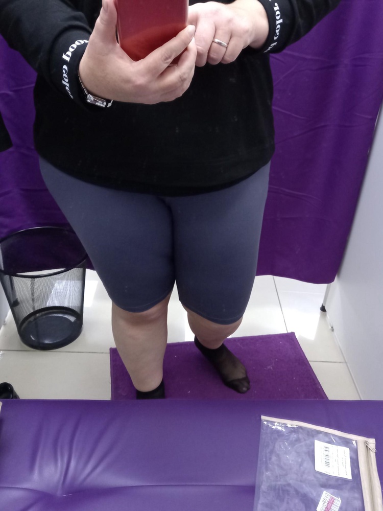 Велосипелки супер, качество отличное, очень приятные к телу, ошиблась с размером. Хорошо тянутся, очень хороший состав и к телу приятный и форму держит.